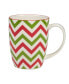 Holiday Fun 16 oz Mugs Set of 6, Service for 6