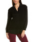 Anne Klein V-Neck Sweater Vest Blouse Women's Black Xs