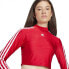 ADIDAS ORIGINALS 3 Stripes Cropped long sleeve T-shirt