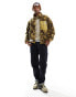 Aape By A Bathing Ape Now sherpa camo jacket in brown