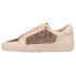 Vintage Havana Alexis 1 Glitter Lace Up Womens Beige Sneakers Casual Shoes ALEX