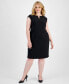 Plus Size Sleeveless Sheath Dress