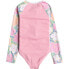 Roxy Tiny Flower Onesie Long Sleeve Body Rashguard