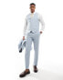 Shelby and Sons richmond suit waistcoat in light blue