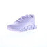 Reebok Zig Dynamica 4 Womens Purple Canvas Lace Up Lifestyle Sneakers Shoes 7