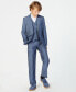 Big Boys Slim-Fit Plain Weave Machine Washable Suit Pants