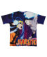 Men's and Women's Blue Naruto Big Print Graphic T-shirt