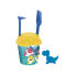 AVC Sharks With Shovel Rake Sieve And 2 Figures 18 cm Diameter beach bucket