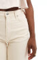 & Other Stories wide leg cropped jeans in natural