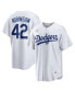 Men's Jackie Robinson White Brooklyn Dodgers Home Cooperstown Collection Player Jersey