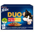 PURINA NESTLE Felix Fantastic Duo Country Flavours with Beef and Poultry Chicken Lamb Veal Turkey and Liver in Jell-O 85g wet food for cat