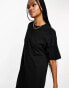 ONLY Tall oversized maxi t-shirt dress in black