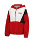 Women's Red, White Wisconsin Badgers Game Day Full-Zip Jacket