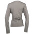 Diadora Core Running Crew Neck Long Sleeve Athletic T-Shirt Womens Grey Casual T