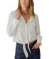 Women's Lifetime Tie-Front Button-Up Shirt