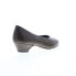 Capps Sail Pump Low Heel 90232-A Womens Brown Leather Pumps Heels Shoes