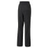 Puma Modest Activewear Wide Leg Training Pants Womens Black Casual Athletic Bott