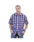 Big & Tall Short-Sleeve Plaid Sport Shirt