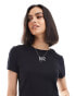 EA7 t-shirt in black with chest logo