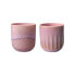 Becher Set Perlemor Coral 2-teilig