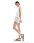 Levi's slub boxy tank top in white