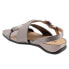 Softwalk Tieli S2109-043 Womens Gray Wide Leather Strap Sandals Shoes 6.5