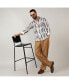 Men's Beige & Black Ombre Strokes Shirt