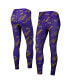 Women's Purple Baltimore Ravens Breakthrough Allover Print Leggings