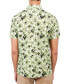 Men's Arlington Slim-Fit Stretch Rose-Print Button-Down Camp Shirt