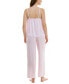 Women's 2-Pc. Satin Lace-Trim Pajamas Set