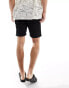 Jack & Jones Intelligence 2 pack 5 pocket shorts in black & navy