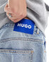 HUGO BLUE straight leg jeans in light wash