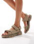 Truffle Collection sports sandals in brown