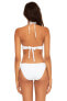 Becca by Rebecca Virtue Womens Layla Avery Halter Top White Size LG