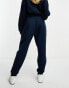 ASOS DESIGN super soft co-ord seamed jogger in navy