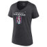 Women's Heather Charcoal Colorado Avalanche 2022 Stanley Cup Champions Locker Room V-Neck T-Shirt