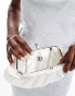 True Decadence long pearl embellished bag in white