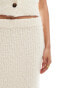 4th & Reckless knitted maxi skirt co-ord in cream