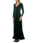 Women's Long-Sleeve Velvet Mermaid Gown