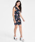 Women's Midnight Printed One-Shoulder Dress