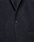 Men's Slim-Fit Herringbone Wool Suit Jacket