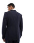 ASOS DESIGN slim tuxedo suit jacket in navy