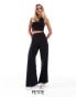 ASOS 4505 Petite Icon soft touch wide leg dance pant in black