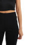 JJXX high waisted flared trouser in black