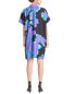 Natori Taichou Silk-Blend Mini Dress Women's Purple M