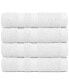 Supremely Soft 100% Cotton 4-Piece Hand Towel Set