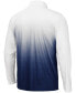 Men's Navy BYU Cougars Magic Team Logo Quarter-Zip Jacket