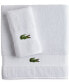 Lacoste Heritage Sport Stripe Logo Cotton 6-Pc. Bath Towel Set