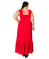 Plus Size Angelika Ruffled Hem Maxi Dress