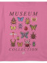 Kids Nintendo Animal Crossing Museum Bugs Graphic Boxy Crop Tee